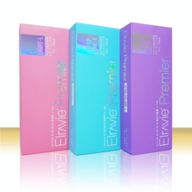 Elravie Premier hyaluronic acid filler for enhanced skin hydration, volume, and natural contouring.