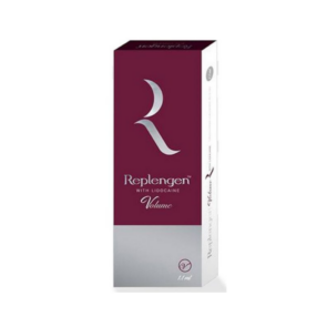 Replengen Volume dermal filler for restoring facial volume and enhancing contours.