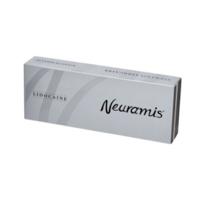 Neuramis Lidocaine dermal filler with hyaluronic acid for smooth wrinkle reduction and facial volume restoration, featuring lidocaine for a pain-free injection.