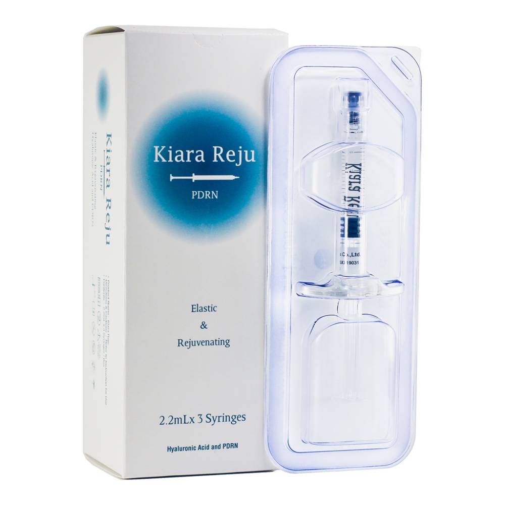 Kiara Reju skin booster – PN and hyaluronic acid for hydration and anti-aging.