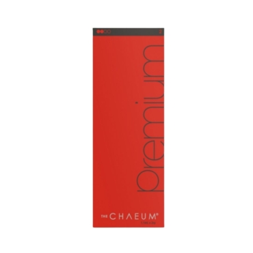 Chaeum Premium 2 dermal filler for precise facial contouring, smoothing wrinkles, and restoring natural volume with hyaluronic acid.