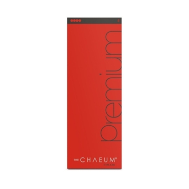 Chaeum Premium 4 dermal filler syringe for precise, long-lasting facial volume restoration