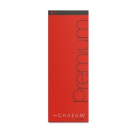 Chaeum Premium hyaluronic acid dermal filler for smooth, natural contouring and volume.