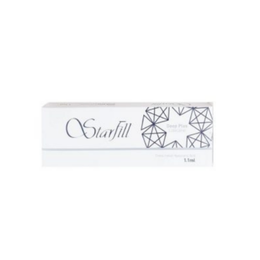 StarFill Deep Plus Lidocaine dermal filler for deep wrinkle treatment and facial volume restoration, enriched with lidocaine for a comfortable, long-lasting result