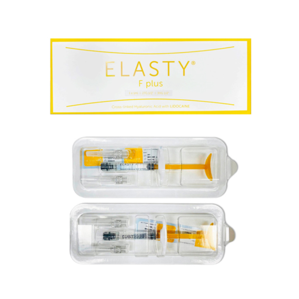 ELASTY F Dermal Filler for wrinkle smoothing and volume restoration.