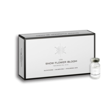 Snowflower Bloom Serum for brightening, hydrating, and rejuvenating skin, restoring radiance and repairing damage.