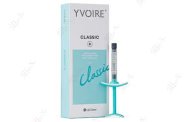 Yvoire Classic Dermal Filler syringe with high-quality hyaluronic acid for youthful, radiant skin.